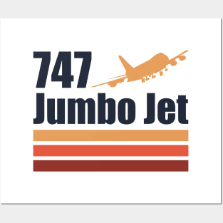 747 Jumbo Jet Posters and Art